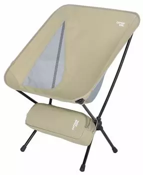 CAPTAIN STAG Outdoor Chair The Light Chair Lightweight Compact Storage Bag Included Khaki Trekker UC-1835 Assembled Size: (Approx.) Width 540 x Depth