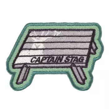 CAPTAIN STAG Outdoor CS Design Patch алюминиевый рулонный стол компактный 76 x 52 мм UM-1632