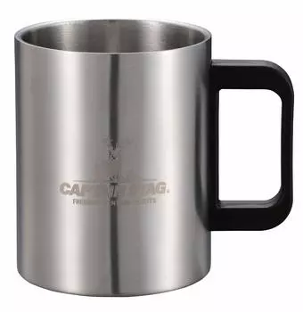 CAPTAIN STAG Outdoor Cup Mug Tumbler 470ml Double Stainless Steel Hollow Double Structure Stainless Steel NEW Freedom UH-2013