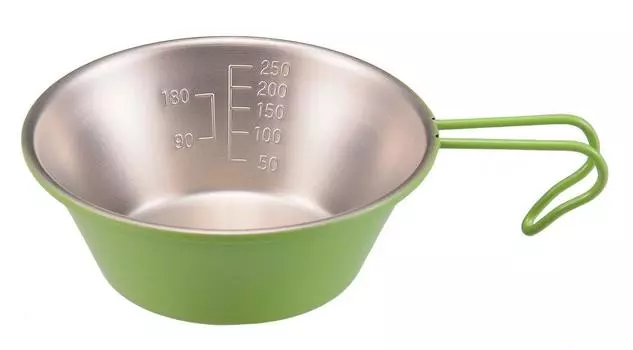 Captain Stag Outdoor Equipment Cup Мерный стакан из нержавеющей стали Shella Cup 320 мл Зеленый UH-13 зелёный