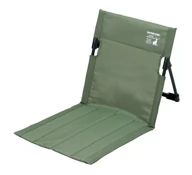CAPTAIN STAG Outdoor Ground Field For Storage Bag Alloy Olive Chair, Chair, Chair, Camping, Lightweight, Included, Steel, UC-1862 оливковый