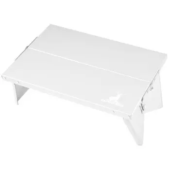 CAPTAIN STAG Outdoor Table A4 Aluminum Pop Up Table with Storage Bag UC-606 серебряный