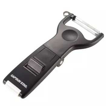 CAPTAIN STAG Peeler CS Folding Peeler with Cap Made in Japan UH-4727