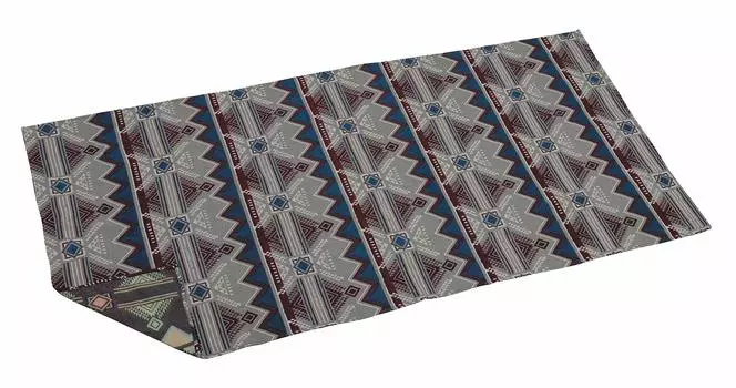 CAPTAIN STAG Rug Leisure Sheet Mat Rug 100 x 180cm Storage Bag Included Gray CS Native UP-2589