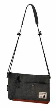 CAPTAIN STAG Sacoche сумка через плечо Messenger серая HEATHTWILL UP-2631