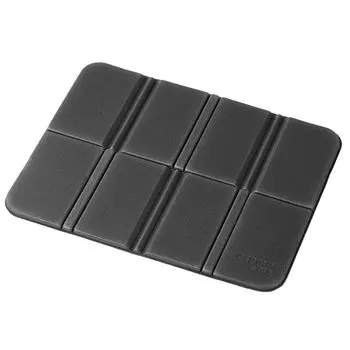 CAPTAIN STAG Sauna Mat Leisure Sheet Zabuton Mat XPE Foldable Black UY-7084