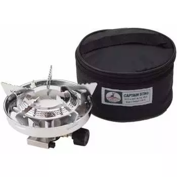 Captain Stag Small Gas Burner Stove (with Case) M-7901
