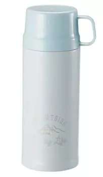 CAPTAIN STAG Sports Bottle, Water Bottle, Direct DrinkingCup Drinking, 2WAY Double Stainless Steel Bottle, Vacuum Insulation, HeatCold Storage,