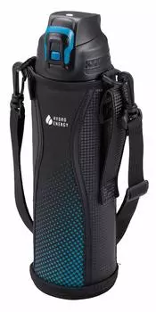 CAPTAIN STAG Sports Bottle Water Bottle Direct Drinking Double Stainless Steel Bottle Vacuum Insulated Cold Insulated Hydro Energy Direct Drink Bottle чёрный