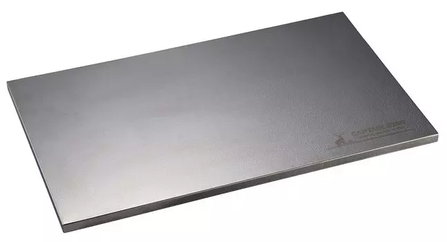 CAPTAIN STAG Stacking Rack Полевая стойка Складная стойка Стойка для штабелирования из нержавеющей стали Верхняя пластина Стойка для штабелирования Продукт Серебряный продукт 555 x 340 x Толщина серебряный
