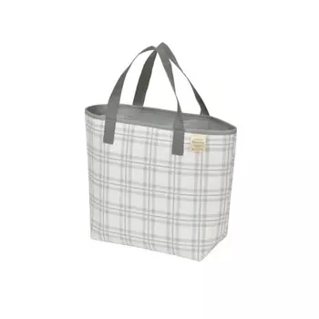 CAPTAIN STAG Сумка-холодильник Сумка-тоут Складная сумка-холодильник Емкость для хранения 10 л Серый/Клетчатый Бланш UT-524
