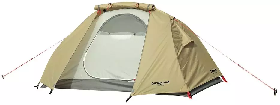 CAPTAIN STAG Tent Solo tent for 1 person 210 x 140 x H 110 cm Packing 39 x 18 x 18 processing Storage bag included Trekker [Size size cm] UV/PU