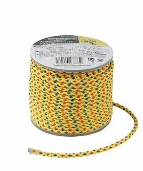 CAPTAIN STAG TentTarp Parts Rope Tent Rope Guide Rope Color Rope Diameter 3.5mm x 20m Yellow UA-4536