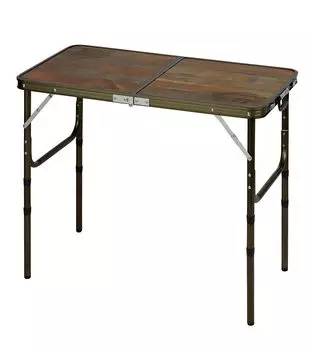 CAPTAIN STAG Уличный складной стол 90 x 45 см, регулируемая высота в 4 уровнях, для 2-4 человек, алюминиевый бистро UC-572