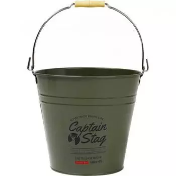 Капитан Стаг Um 1620 [жестяное ведро 10л деревянная ручка оливковое]