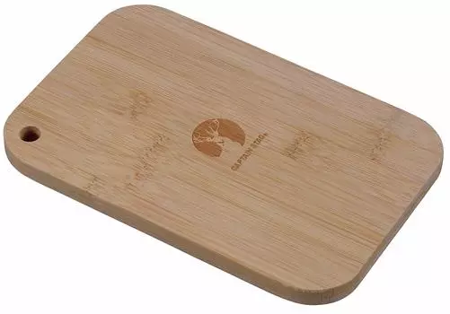 Captain Stag UP-2691 Bamboo Cutting Board Cutting Board Pot Tribe Plate Aluminum Square Cooker L Size Cutting Board UP-2691 Natural Product Size: