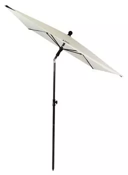 CAPTAIN STAG Зонт садовый с защитой от УФ-излучения прямоугольный зонт 210 см белый UD-59 белый