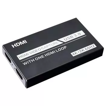 Capture Board 4K HDMI Функция Screen Sharing 1080P 30Hz Видеозахват игры Запись живого видео Совместимо с Switch Xbox Wii U Совместимо с OBS