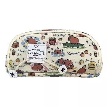 Capybara Pencil Case Large Capacity Stationery Bag Cute Pencil Box Students