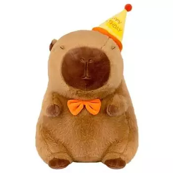Capybara Plush Doll,Birthday Capybara Plush Cute Capibara Stuffed Aniamls Toys for Birthday Gifts Party Decor for Kids 33cm
