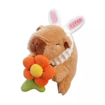Capybara Rodent Cute Plush Toys Stuffed Toy Doll Car Interior Ornaments Centre Console Style 1