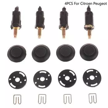 Car 2.0 HDI Engine Cover Bolt And Clip Kit For 307 406 Car Accessories Snaps/Bolts/protection Clip/HDi Hood Bolt чёрный