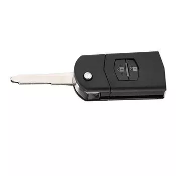 Car 2 Button Remote Key Shell Case ABS Replacement for Mazda 2 3 5 6 RX8 MX5 2B