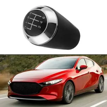 Car 6 Speed Manual Gear Shift Knob Shifter Gear Lever Head Auto Parts For Mazda 3 2003-2017 Car Accessories CHINA