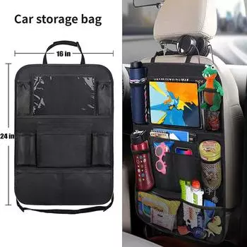 Car Accessories Auto Storage Pockets Car Backseat Organizer with Touch Screen Tablet Holder Cover Car Seat Back Protectors