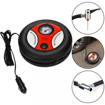Car Air Compressor 12V Portable Wheel 260psi Tyre Inflator Pump AutoTire Inflation Pumps For Tires Ball Rubber Float Hovercraft CHINA