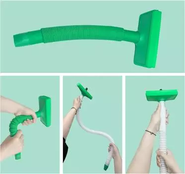 Car Air Conditioning Vent Cooler Easy To Use Jewel Cooler for Car Adjustable Length Air Conditioning Outlet Hose Car Accessories белый