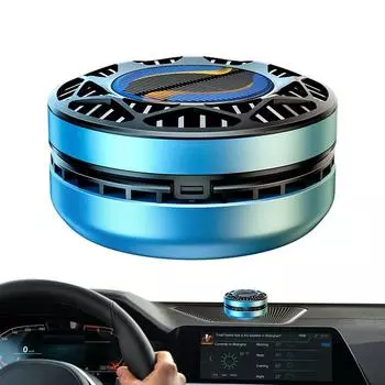 Car Air Freshener Solar Energy Automatic Car Air Freshener Rotating Car Interior Decoration Accessories Dashboard Ornaments For белый