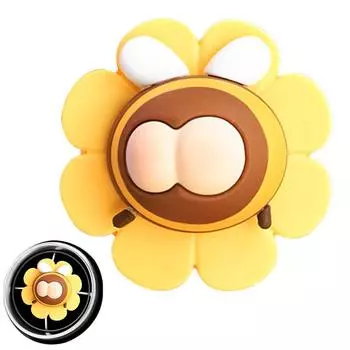 Car Air Freshener Vent Clip Cute Car Perfume Rotating Air Conditioning Clip Creative With Aromatherapy Tablets Long-Lasting