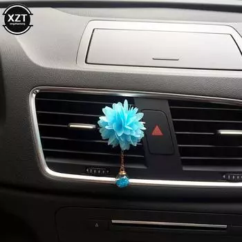 Car Air Outlet Fragrant Perfume Flower Freshener Diffuser Camellia Car Loving Gift Car Accessories Interior Deodorant чёрный