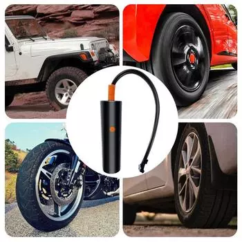 Car Air Pump 150PSI Electric Air Pump Tire Inflator Fast Inflation Tire Air Pump For Car And Motorcycle Tires Swimming Rings белый
