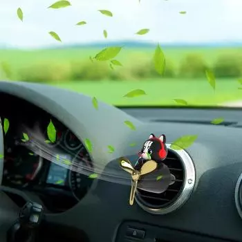 Car Air Vent Clips Cartoon Pilot Cat Automotive Perfume Cute Car Diffuser Vent Conditioner Clip Car Accessories For SUV RV Sedan CHINA