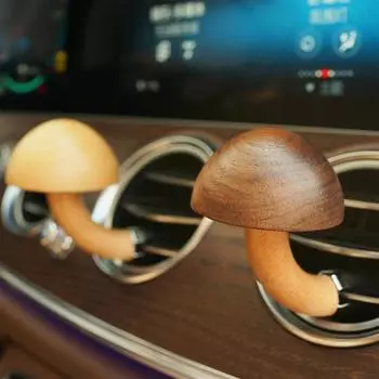 Car Air Vent Clips Solid Wood Cute And Natural Scents Diffuser Automotive Interior Unique Air Vent Clips For Family Friends