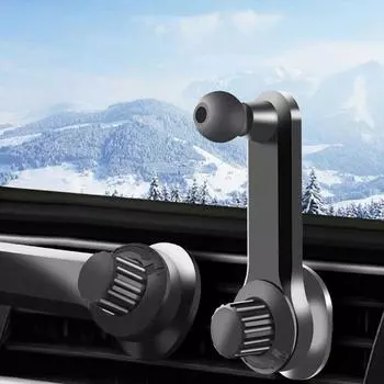 Автомобильный удлинитель для крепления на вентиляционное отверстие, вращение на 360 градусов, универсальная шаровая головка 17/15/13 мм, подходит для магнитного держателя мобильного телефона