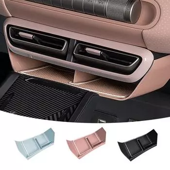 Car Air Vent Storage Box for BYD Seagull Central Air Outlet Mobile Phone Wallet Organizer Holder Car Interior Accessories N9G4 чёрный