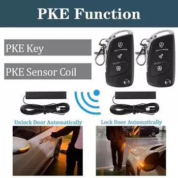 Car Alarm Start Stop Button Entry Ignition Starter Switch Engine Push Button 12V Keyless Entry Starter Antitheft System