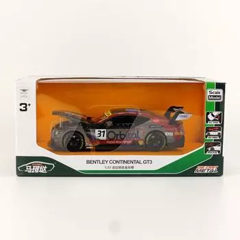 Car Alloy Gt3 Model With Light And Sound For Racing Fans And Collectors