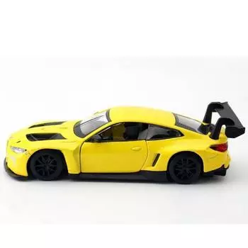 Car Alloy M4 Model With Inertia Drive And Realistic Detailing For Kid Play