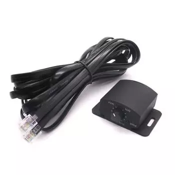 Автомобильный усилитель с проводным управлением громкостью, пульт дистанционного управления, регулятор громкости сабвуфера Onesize