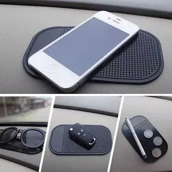 Car Anti Slip Mat Dashboard Phone Holder Pad Non Slip Car Dash Mat Grip Pad Mobile Phone Sunglasses Holding Mat Auto Accessories