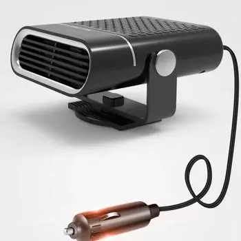 Car Ari Heater Fan Fast Heating Portable Auto Windshield Defroster Defogging Demister Car Anti-Fog Heater чёрный
