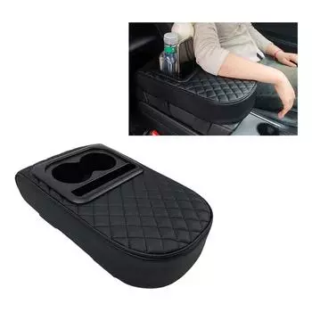 Car Armrest Box Mat Cup Mobile Phone Holder Arm Support Ergonomic Interior Rest Cushion Car Console Accessories Center Elbo E6A4