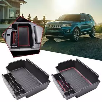 Car armrest box storage box FOR Compatible with Explorer 2020 2021 2025 2025 Automotive spare parts Automotive Interior S2T2 чёрный