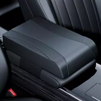 Car Armrest Pad Adjustable Universal Auto Seat Gap Organizer Armrest Box Height Pad Leather Armrest Cushion Elbow Supportor чёрный