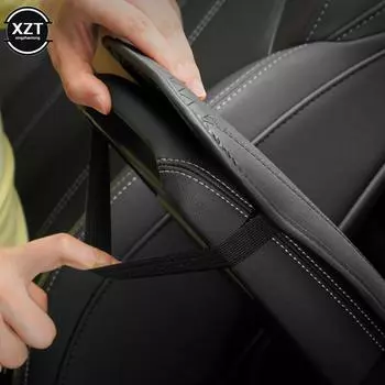 Car Armrest Pad Cover Leather Center Console Box Cushion Mat Protector Black Waterproof Car Accessories Interior Universal чёрный