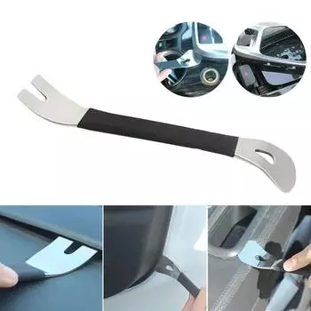 Car Audio Disassembly Tool Stainless Steel PryClip Rocker Crowbar Bar Door Panel Disassembly Pry Panel Interior Hand Tool Sets